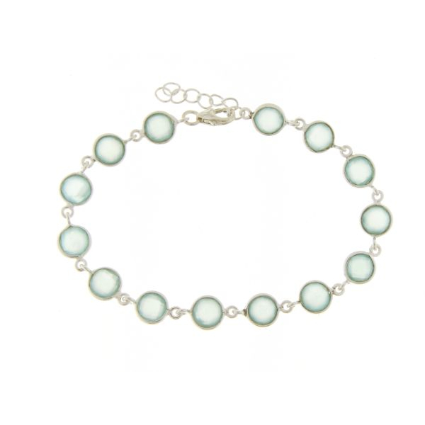 Chalcedony aqua Bracelet model B6-010